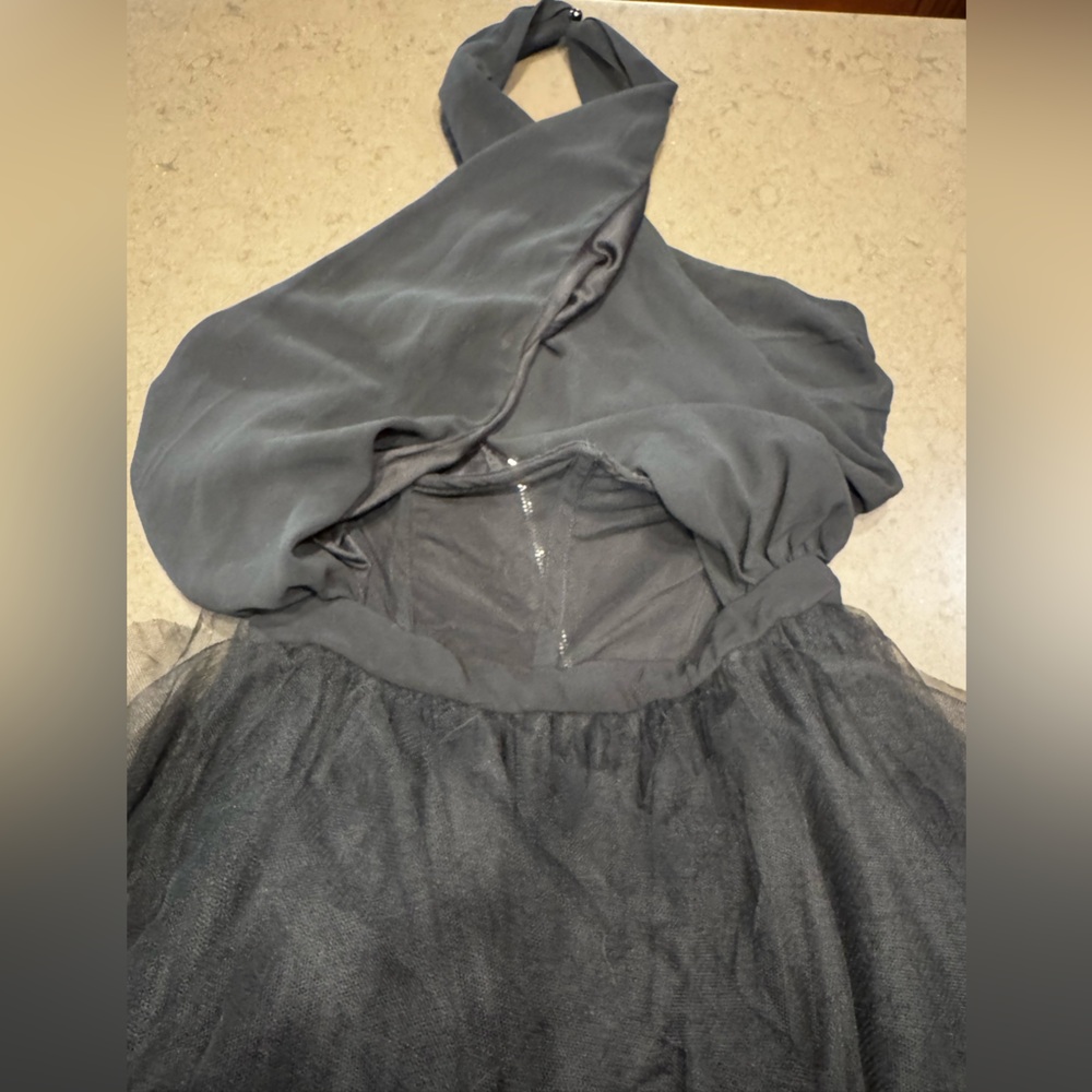 Fashion Nova Hold Me All Night Maxi Dress - Black Sz: S - Picture 13 of 16